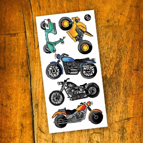 Tatouages temporaires - Amour de la moto | PiCO