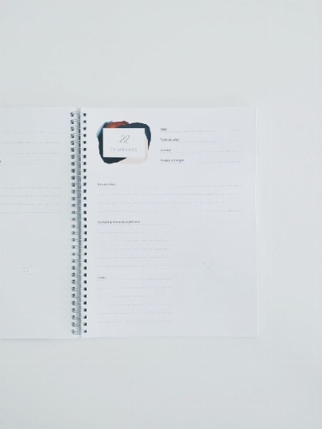 Mon journal de grossesse - Abstrait | Moments ancrés