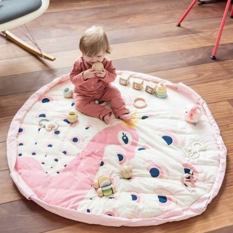Tapis de jeu et de rangement - Paon | Play N Go