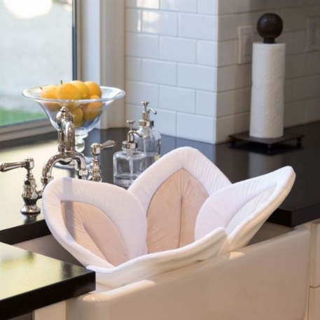Bain lotus pour lavabo - Blanc et gris | Blooming Baby