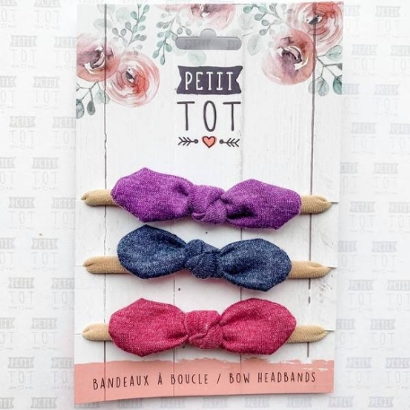 Ensemble de 3 bandeaux avec boucle | Petit Tot