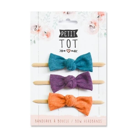 Ensemble de 3 bandeaux avec boucle | Petit Tot