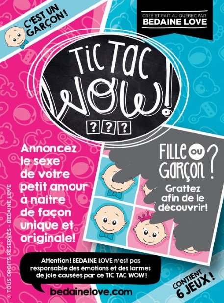 Tic Tac Wow! -  "C'est un garçon!" | Be Love