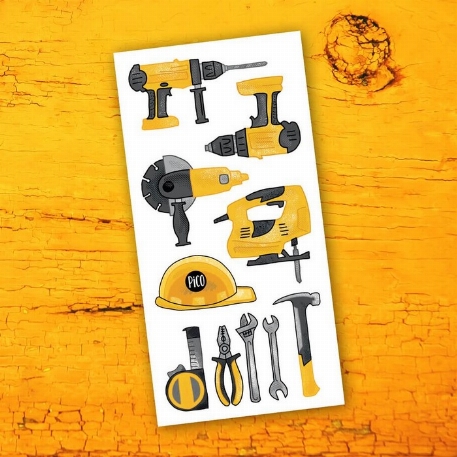 Tatouages temporaires - Les outils de construction | PiCO