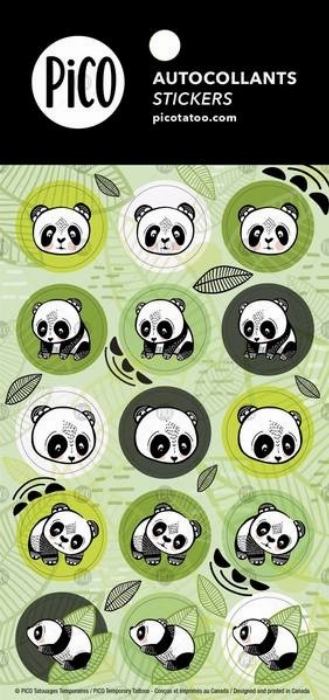 Autocollants - Les pandas sympas | PiCO