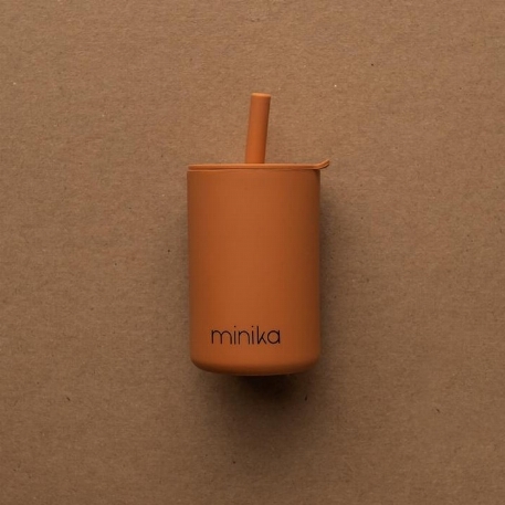 Verre à paille et couvercle | Minika