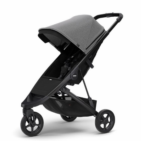Poussette Spring - Grey Melange / Noir | Thule