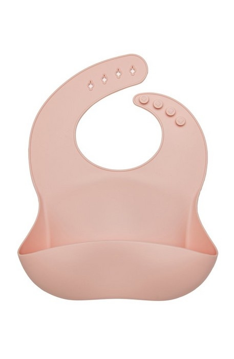 Bavoir en silicone - Rose | Loulou Lollipop