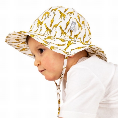 Chapeau en coton UV - Girafe | Jan & Jul