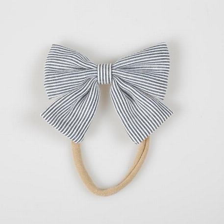 Bandeau mince de nylon avec boucle - Bleu marin | Lox Lion
