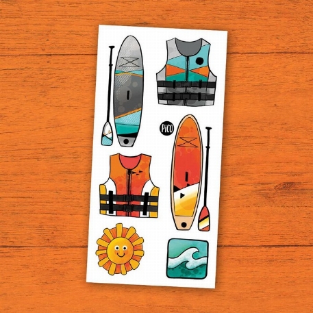 Tatouages temporaires - Planches à pagaies | PiCO
