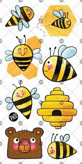 Tatouages temporaires - Les abeilles | PiCO