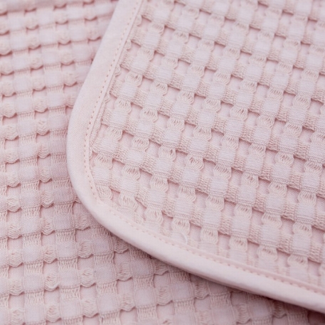 Couverture gaufrée - Rose | Lulujo