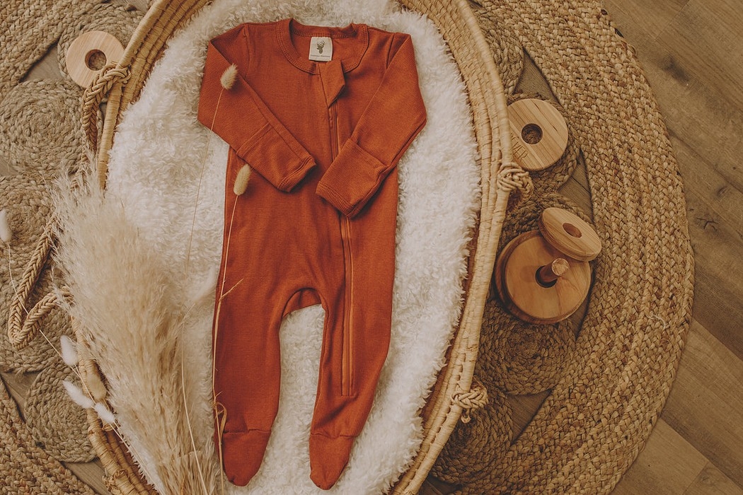 Pyjama en coton - Rouille | Mini Coco