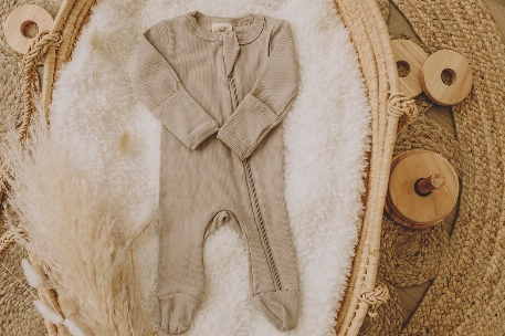 Pyjama en coton - Taupe | Mini Coco
