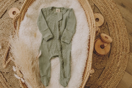 Pyjama en coton - Kaki | Mini Coco