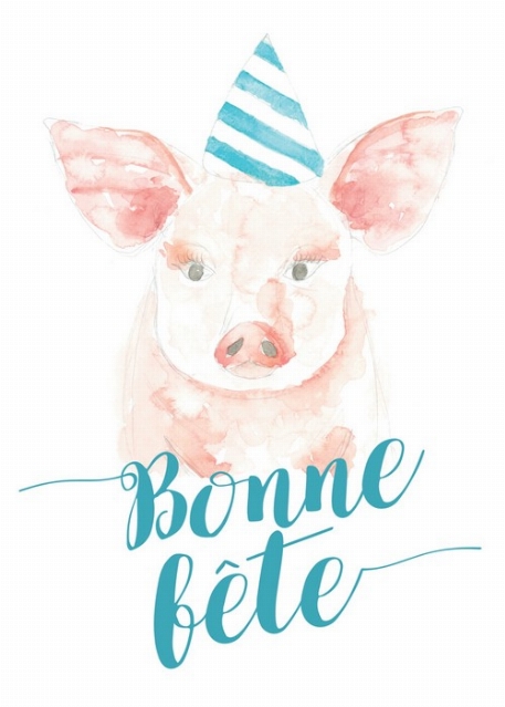 Carte " Bonne fête" - Gabrielle | Stéphanie Renière