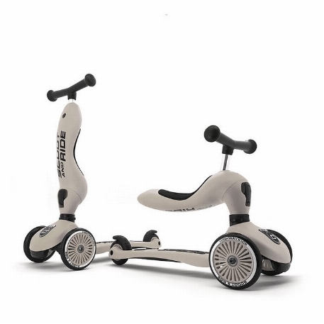 Trotinette 2 en 1 - Highwaykick 1 - Ash | Scoot & Ride