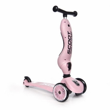 Trotinette 2 en 1 - Highwaykick 1 - Rose | Scoot & Ride
