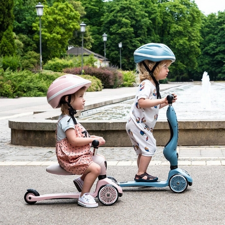 Trotinette 2 en 1 - Highwaykick 1 - Rose | Scoot & Ride