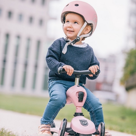 Trotinette 2 en 1 - Highwaykick 1 - Rose | Scoot & Ride