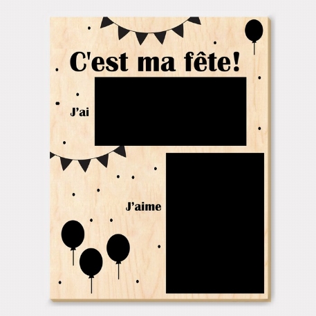 Affiche anniversaire | Abricotine