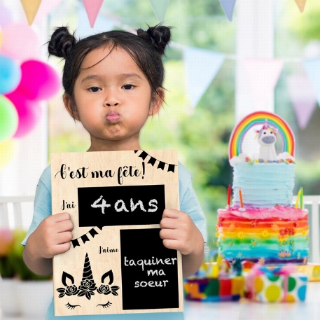 Affiche anniversaire | Abricotine
