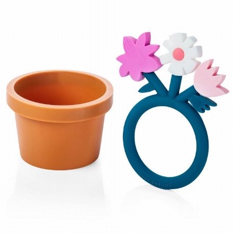 Jouet de dentition - Fleurs | Lucy Darling