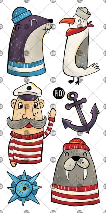Tatouages temporaires - Hé Oh Capitaine | PiCO