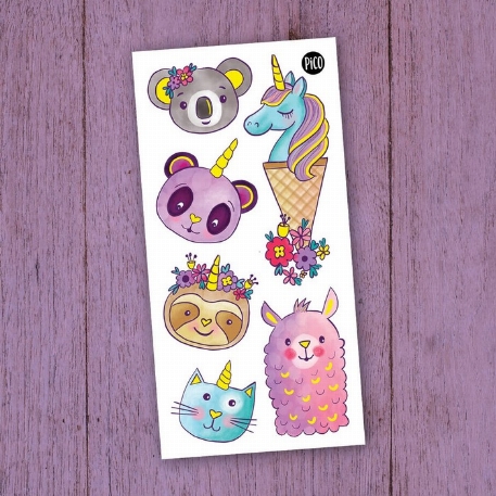 Tatouages temporaires - La licornerie | PiCO
