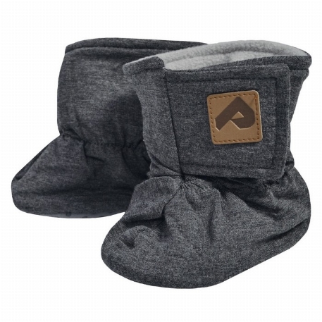 Pantoufles doublées - Gris chiné | Perlimpinpin