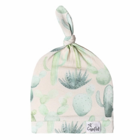 Bonnet à noeud 0-4M - Desert | Copper Pearl