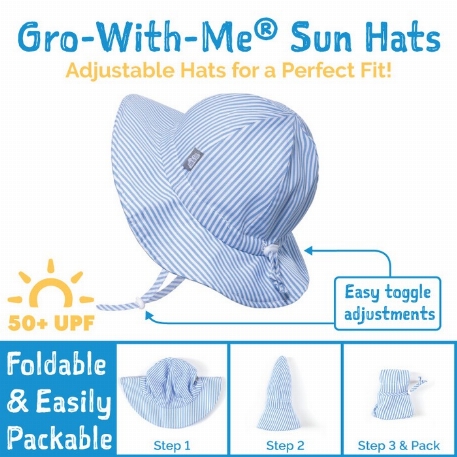 Chapeau en coton UV - Rose Retro | Jan & Jul