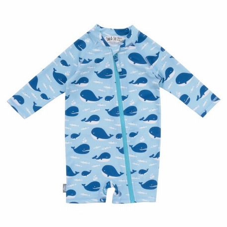 Maillot de bain UV - Baleines | Jan & Jul