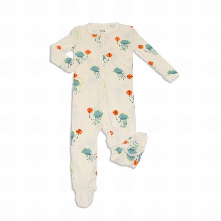 Pyjama en bambou - Méduse | Silkberry Baby