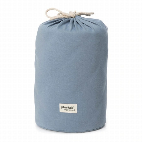 Tapis de jeu et de rangement biologique - Bleu poudre | Play&Go
