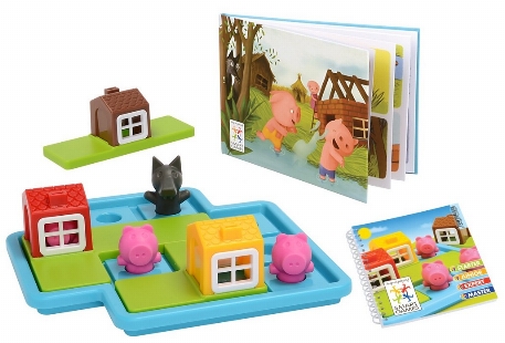Les trois petits cochons deluxe | Smart Games multilingues