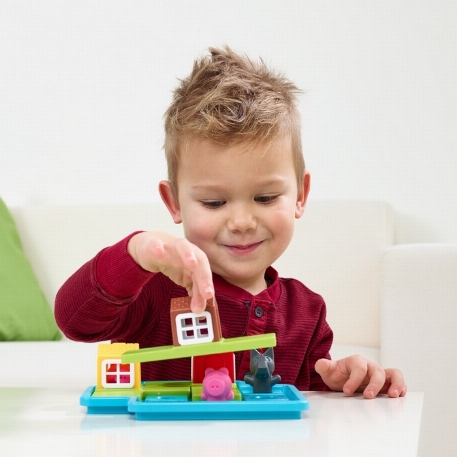 Les trois petits cochons deluxe | Smart Games multilingues