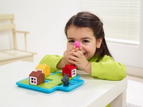 Les trois petits cochons deluxe | Smart Games multilingues