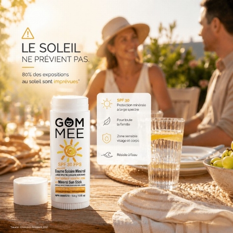 Baume solaire hypoallergénique 18,4g | GOM-MEE