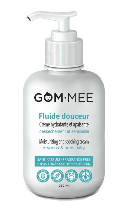 Crème hydratante hypoallergénique eczéma peau sensible 250ml | GOM-MEE
