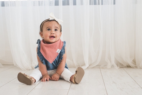 Bavoirs Bandanas - Jade | Cooper Pearl