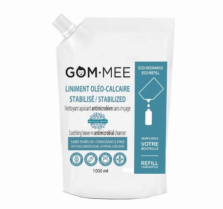 Liniment oléo-calcaire - éco-recharge 1000ml  | GOM-MEE