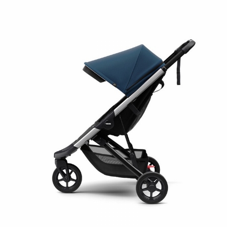 Poussette Spring - Majolica Blue / Noir | Thule