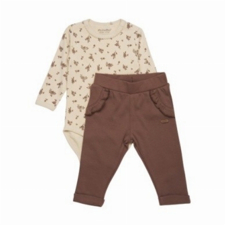 Ensemble 2 pièces - Cocoa Brown | Minymo
