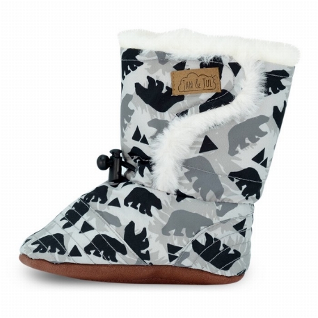 Chaussons hiver - Ours | Jan & Jul