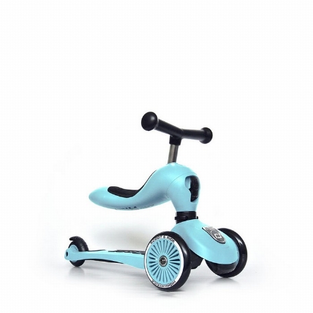 Trotinette 2 en 1 - Highwaykick 1 - Bleuet | Scoot & Ride