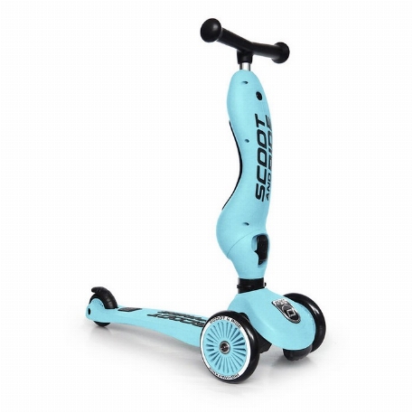 Trotinette 2 en 1 - Highwaykick 1 - Bleuet | Scoot & Ride