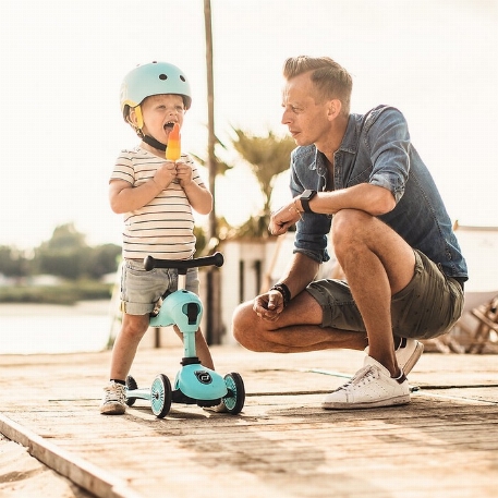Trotinette 2 en 1 - Highwaykick 1 - Bleuet | Scoot & Ride