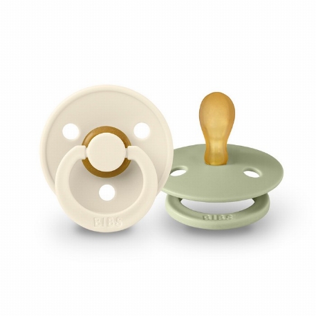 Suces Symétriques 6-18 mois - Ivory/Sage | Bibs